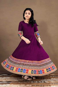 HF HOLYDAY FASHION Indi Girls Maxi/Full Length Party Dress
