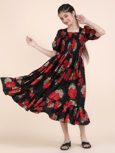 Deklook Girls Below Knee Party Dress
