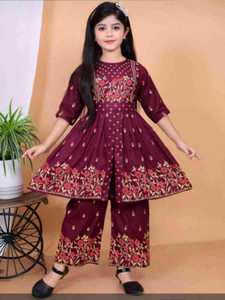 AyanSingh Fashion Girls Maxi/Full Length Festive/Wedding Dress