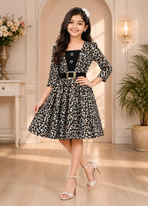 KF Kolkata Fashion Baby Girls Above Knee Party Dress