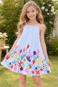 Dhanoo Fashion Girls Above Knee Casual Dress