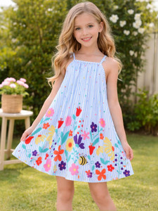 Dhanoo Fashion Girls Above Knee Casual Dress