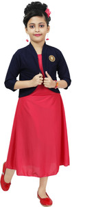 Chandrika Girls Calf Length Casual Dress