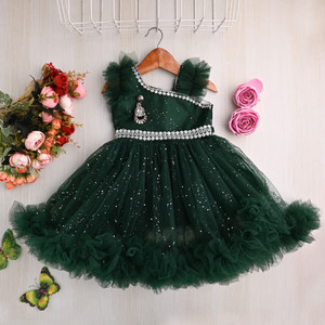 R RAI FASHION Indi Girls Midi/Knee Length Festive/Wedding Dress