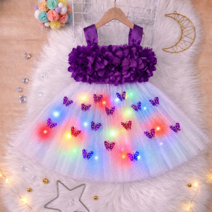 AURATREND Indi Baby Girls Midi/Knee Length Party Dress
