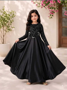 ZARTAJ Girls Maxi/Full Length Party Dress