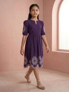 Attends Girls Maxi/Full Length Casual Dress