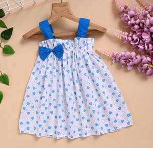 Elegant Attire Baby Girls Midi/Knee Length Casual Dress