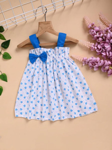Elegant Attire Baby Girls Midi/Knee Length Casual Dress
