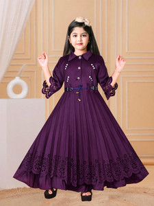 Srgoldlive Girls Maxi/Full Length Party Dress