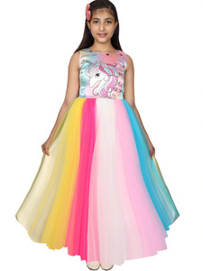 OBAID Baby Girls Maxi/Full Length Party Dress