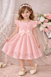 ABERL Indi Girls Below Knee Party Dress