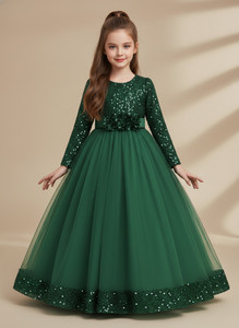 kidzy dresses Girls Maxi/Full Length Festive/Wedding Dress