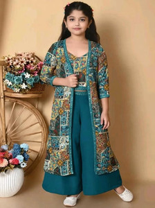 Riswa Girls Above Knee Festive/Wedding Dress