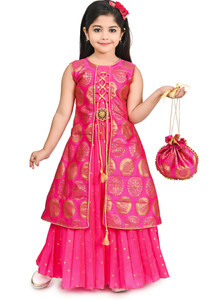 FAYEZFASHION Girls Maxi/Full Length Festive/Wedding Dress
