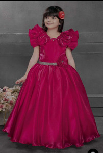 qulityqueen Girls Maxi/Full Length Party Dress