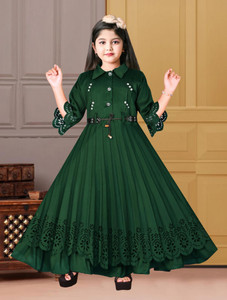 Srgoldlive Girls Maxi/Full Length Party Dress