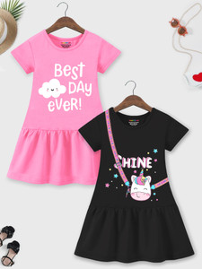 Trampoline Indi Girls Midi/Knee Length Casual Dress