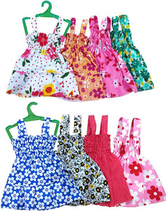 TVESA Indi Baby Girls Calf Length Casual Dress