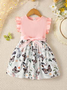 EVOSEL Girls Midi/Knee Length Casual Dress