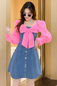 TIARO Girls Above Knee Casual Dress