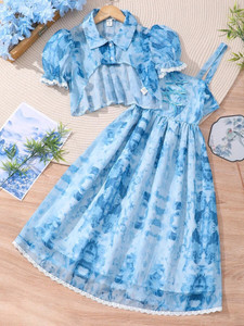 Miss & Chief Girls Midi/Knee Length Party Dress
