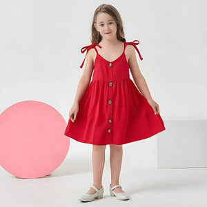 ZOFA Indi Girls Midi/Knee Length Casual Dress
