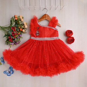 R RAI FASHION Indi Girls Midi/Knee Length Festive/Wedding Dress