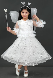 MHFASHIONMART Girls Midi/Knee Length Party Dress