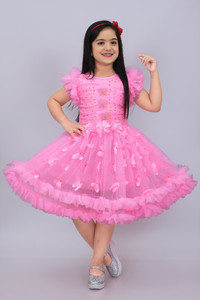 Katalyn Girls Midi/Knee Length Party Dress