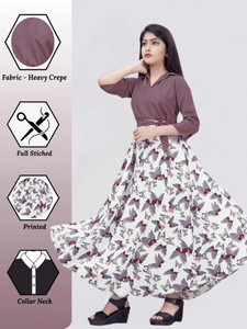 Aarya Designer Girls Maxi/Full Length Party Dress