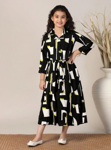 Fashion Dream Girls Calf Length Casual Dress