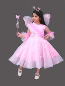 Maqorama Fashion Girls Midi/Knee Length Party Dress