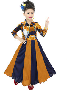 Chandrika Girls Maxi/Full Length Casual Dress