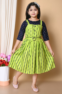 Sk style Girls Midi/Knee Length Party Dress