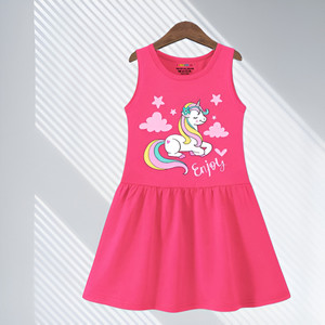 Mimmy Kids Girls Midi/Knee Length Casual Dress