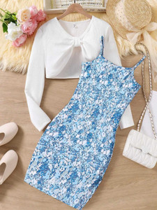 Miss & Chief Girls Midi/Knee Length Casual Dress