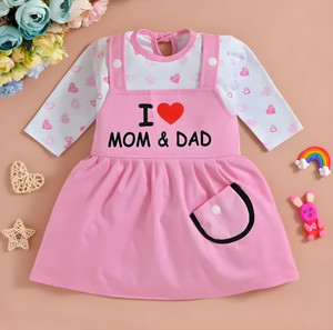 STGarment Baby Girls Above Knee Casual Dress