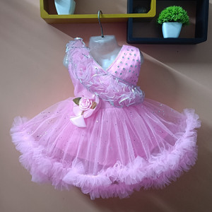 frockdres Girls Midi/Knee Length Festive/Wedding Dress