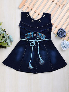 Nazrana Baby Girls Above Knee Casual Dress