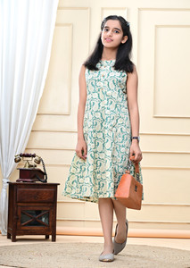 DMP FASHION Indi Girls Calf Length Casual Dress