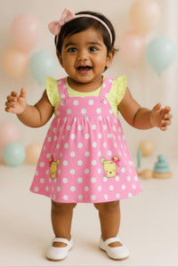 Clothe Funn Baby Girls Midi/Knee Length Casual Dress