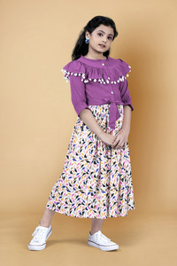 Fashion Dream Girls Calf Length Casual Dress