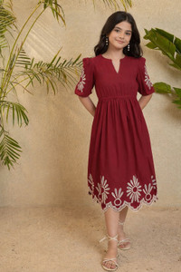 Attends Girls Maxi/Full Length Casual Dress