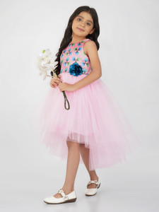 Toy Balloon Kids Girls Midi/Knee Length Party Dress