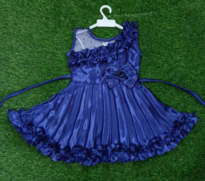 Prime clothing Baby Girls Midi/Knee Length Festive/Wedding Dress