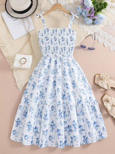 Ethit Indi Girls Midi/Knee Length Party Dress