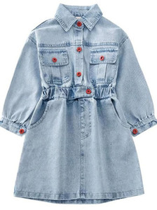 Mysha clothing Girls Above Knee Casual Dress