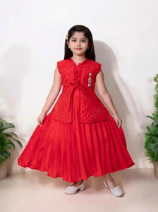 FAYEZFASHION Girls Maxi/Full Length Festive/Wedding Dress