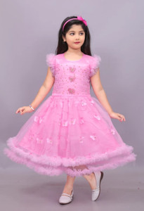 Lilions Girls Midi/Knee Length Party Dress